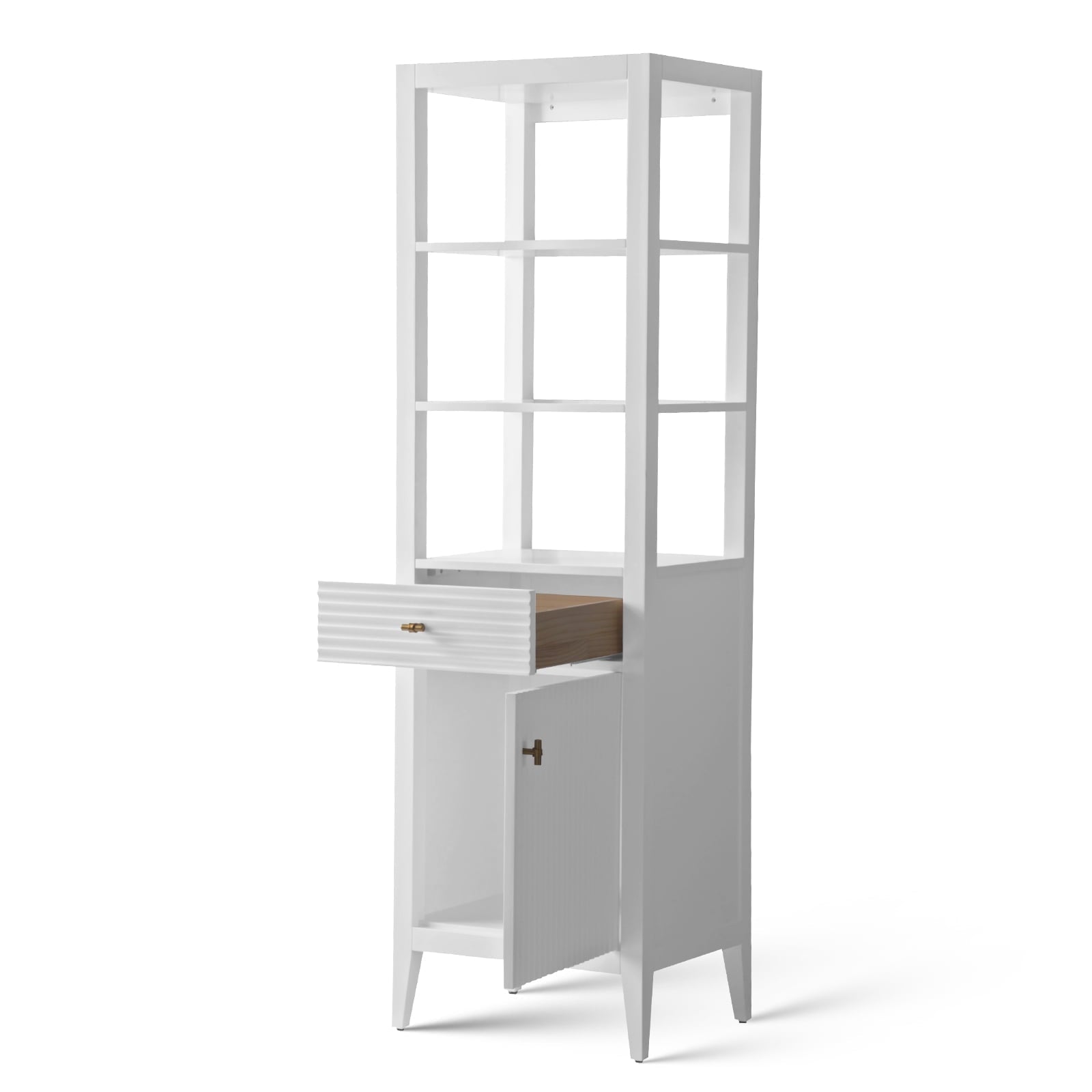 Linear White / Golden Brushed