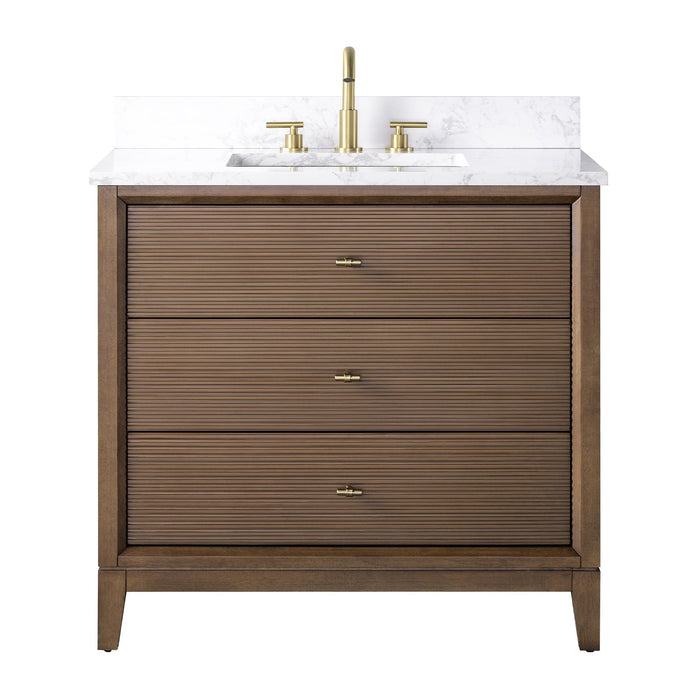 Linear Walnut / Golden Brushed