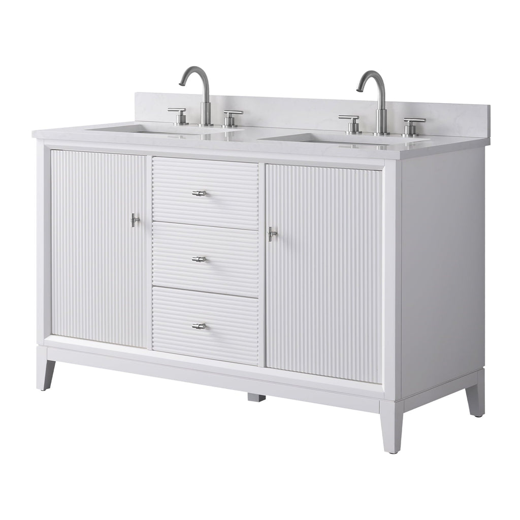 Linear White / Brushed Nickel