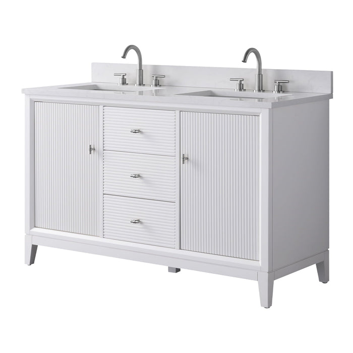 Linear White / Brushed Nickel