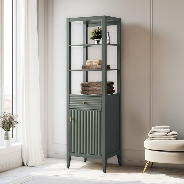 Linear Vintage Green / Golden Brushed