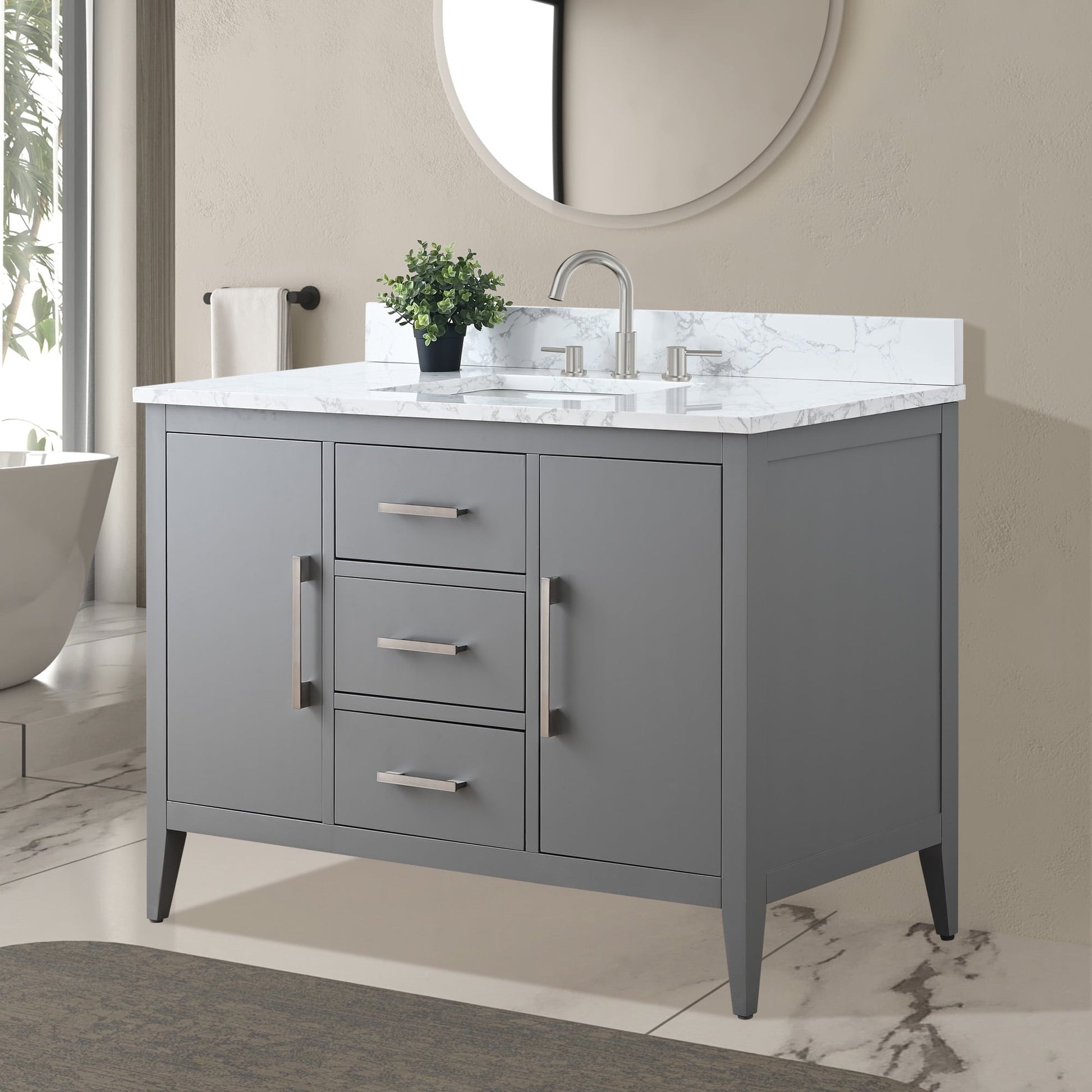 Cashmere Gray / Brushed Nickel