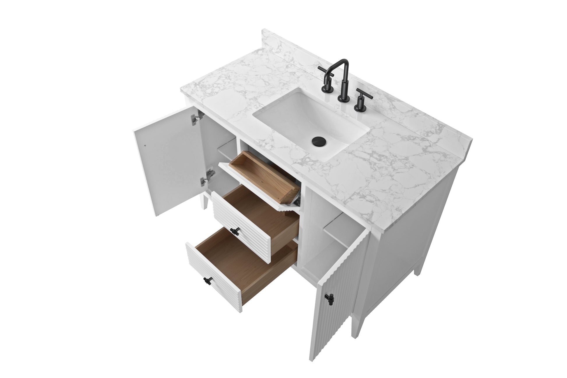 Linear White / Matte Black