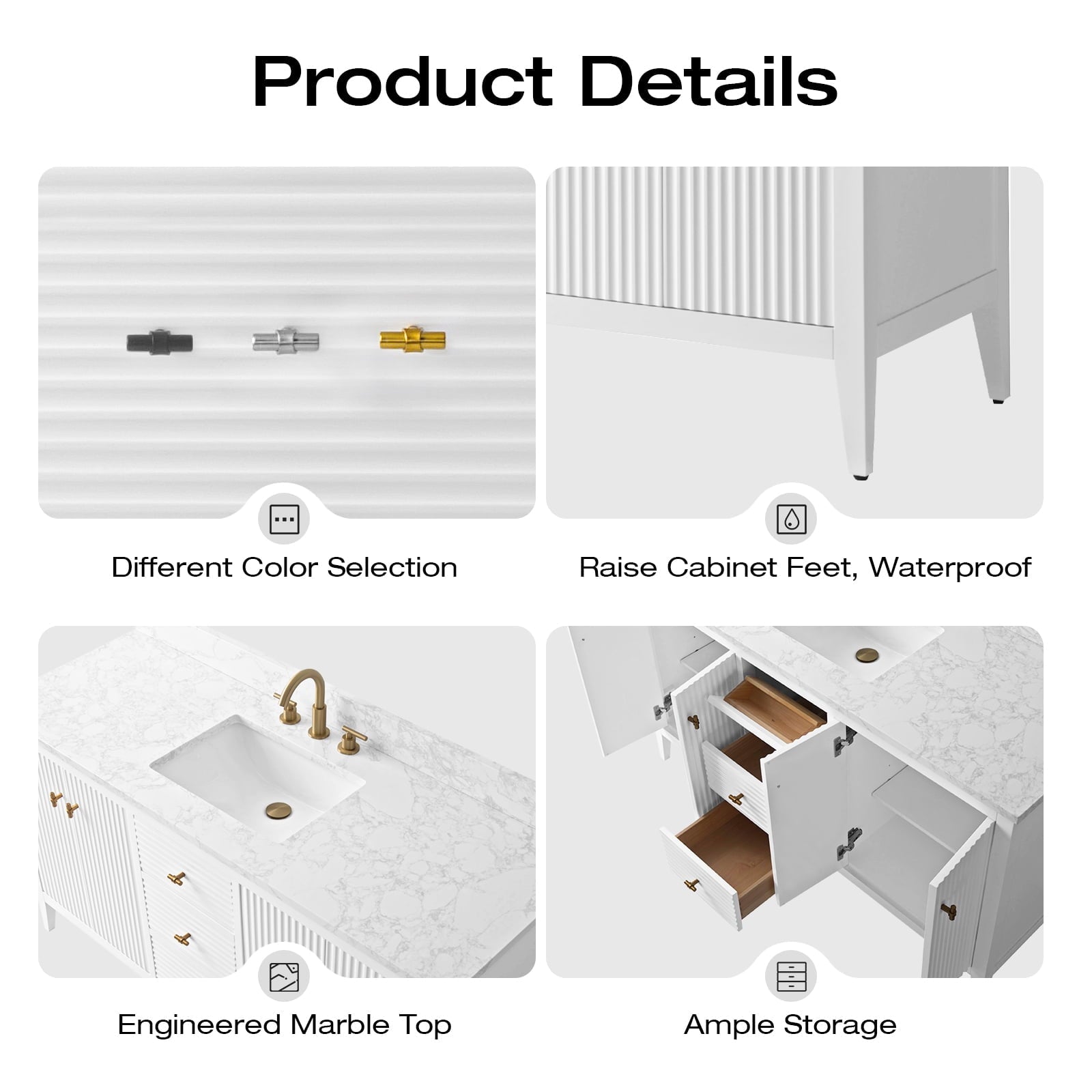 Linear White / Matte Black