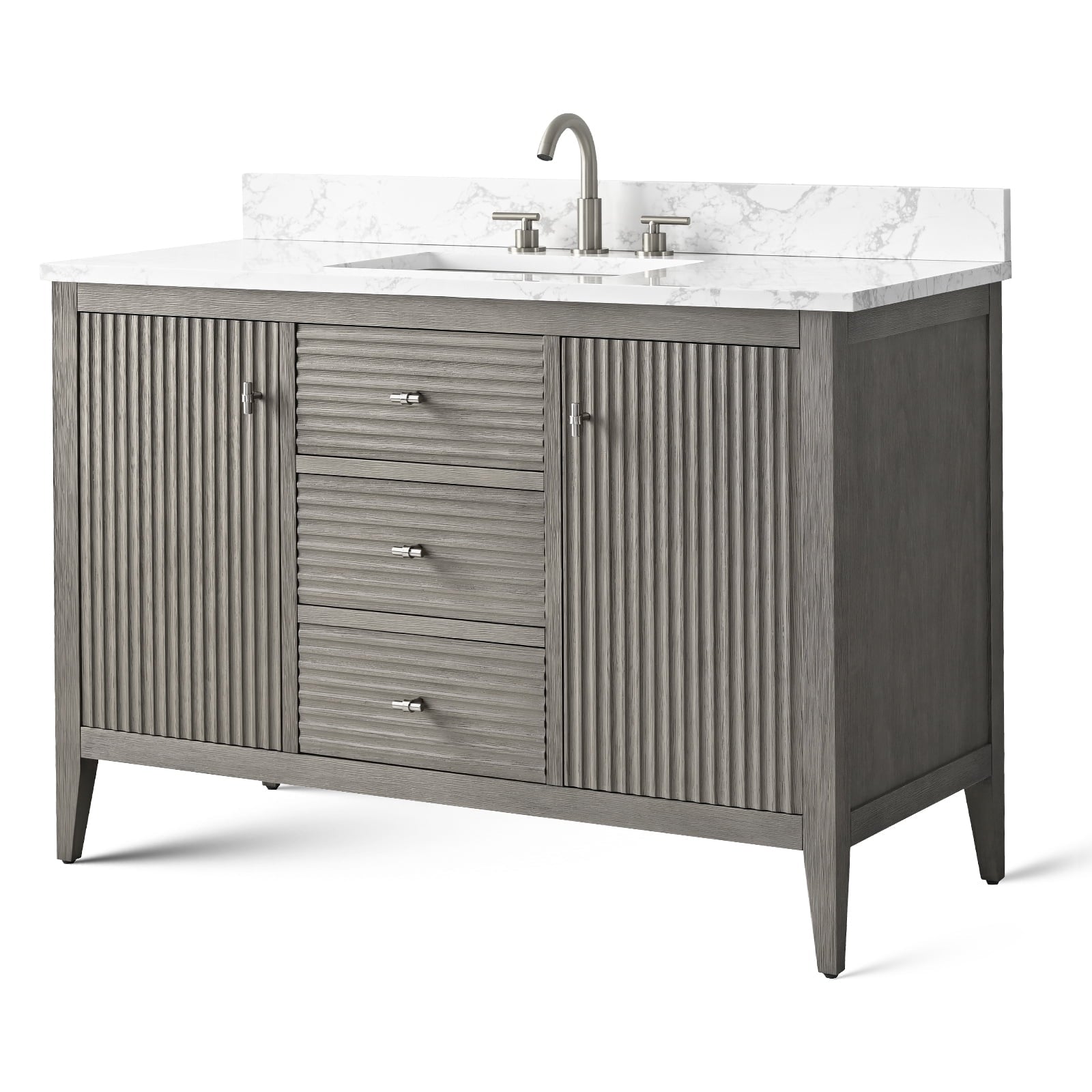 Linear Driftwood Gray / Brushed Nickel