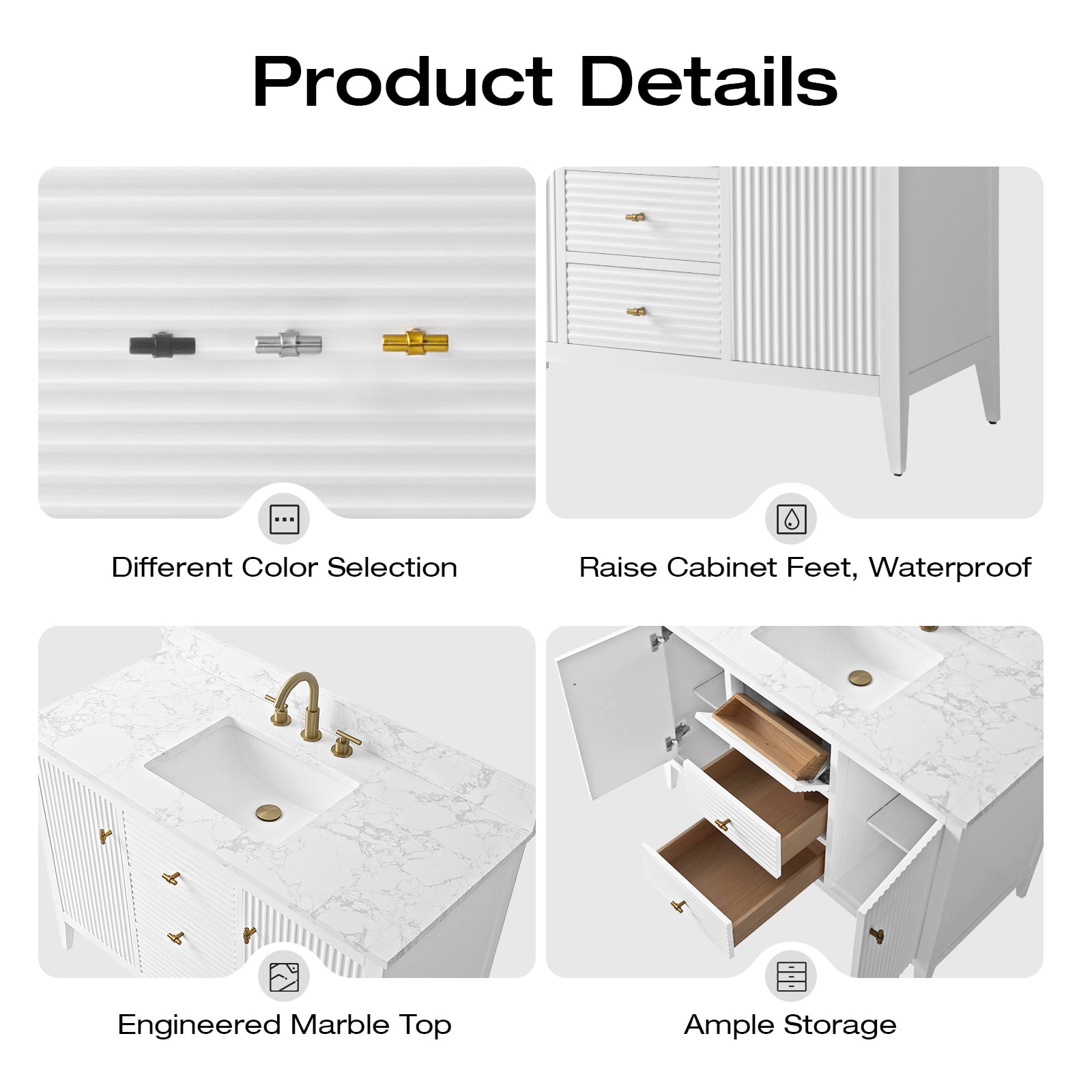 Linear White / Matte Black