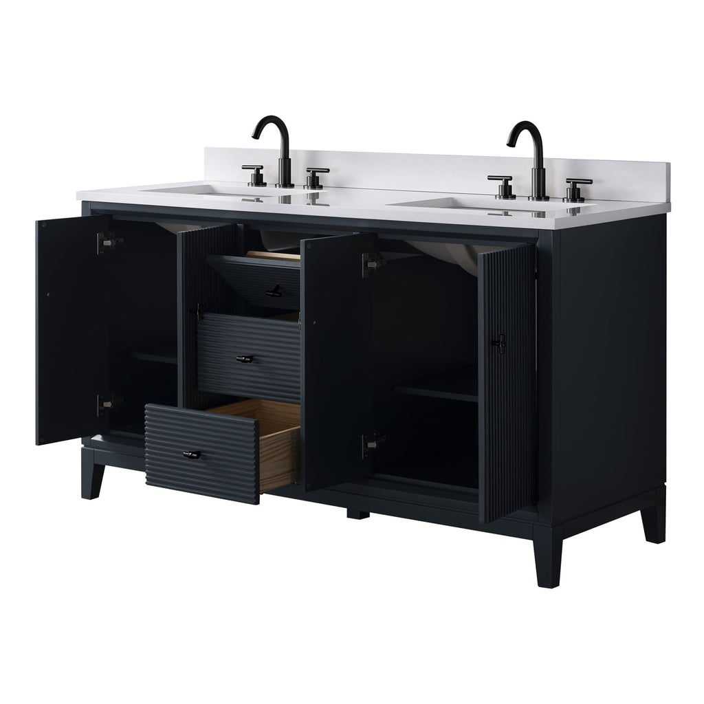 Linear Vintage Spruce Blue / Matte Black