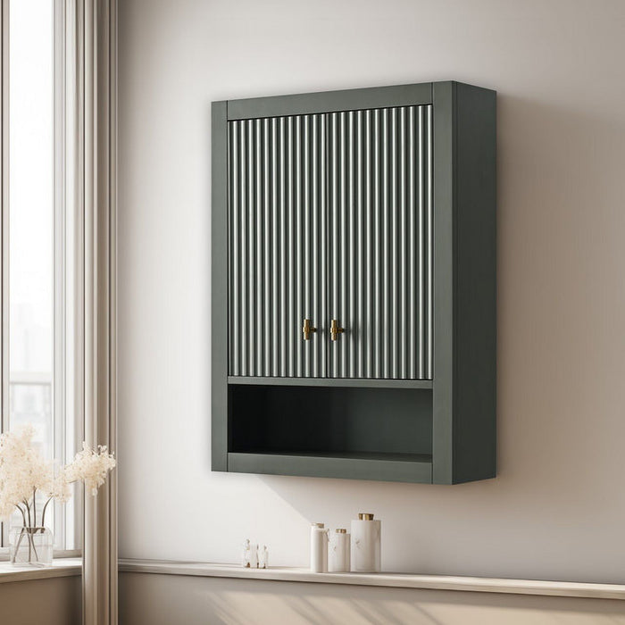 Linear Vintage Green / Golden Brushed