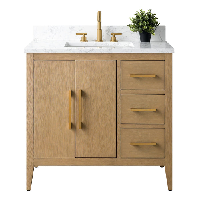 Natural Oak / Golden Brushed