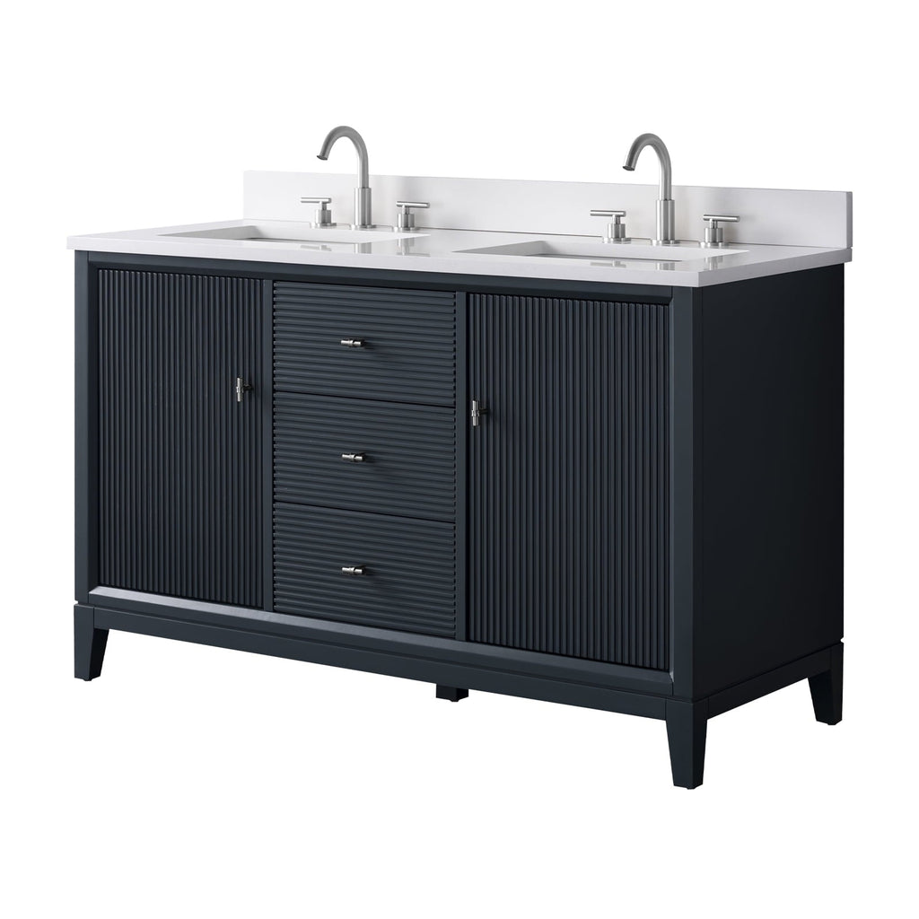 Linear Vintage Spruce Blue / Brushed Nickel