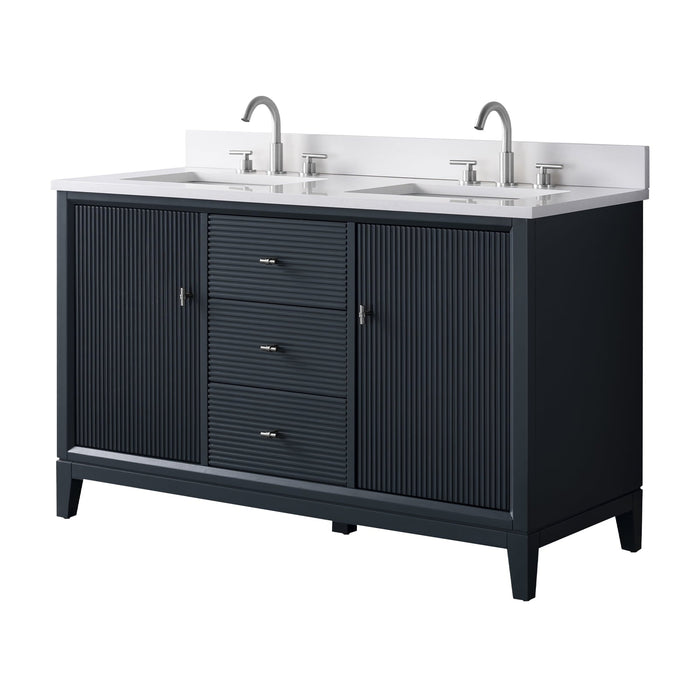 Linear Vintage Spruce Blue / Brushed Nickel