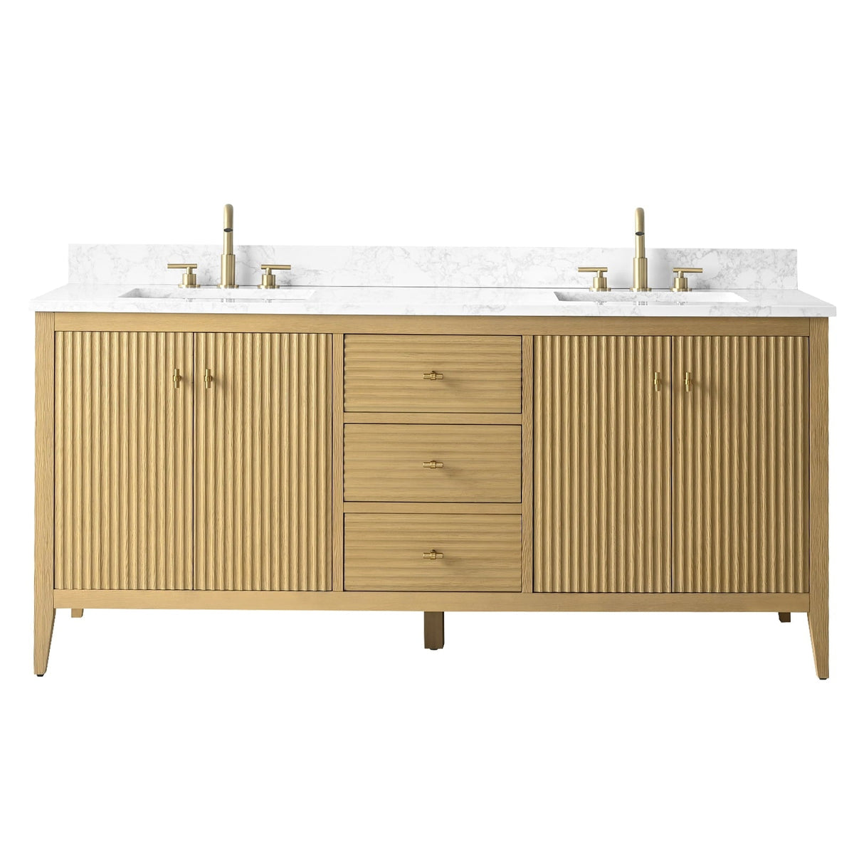 Linear Natural Oak / Golden Brushed