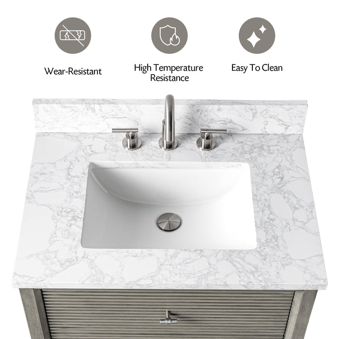 Linear Driftwood Gray / Brushed Nickel
