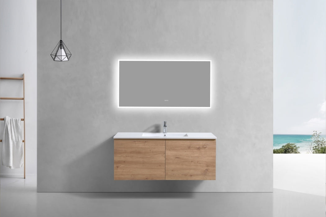 Balli 48" Single Sink Wall-Mount Modern Bathroom Vanity