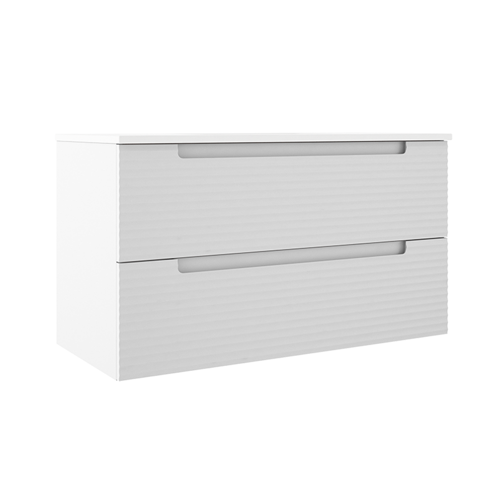 Matte White Ripple
