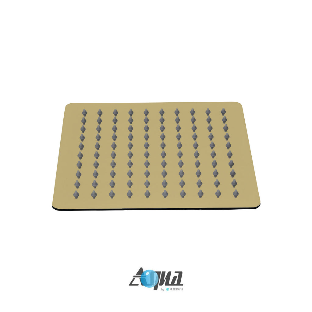 8" / Brushed Gold