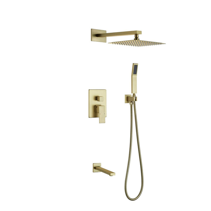 12" / Brushed Gold