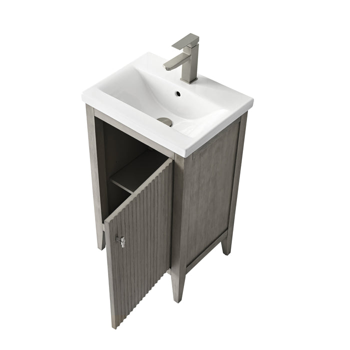 Linear Driftwood Gray / Brushed Nickel