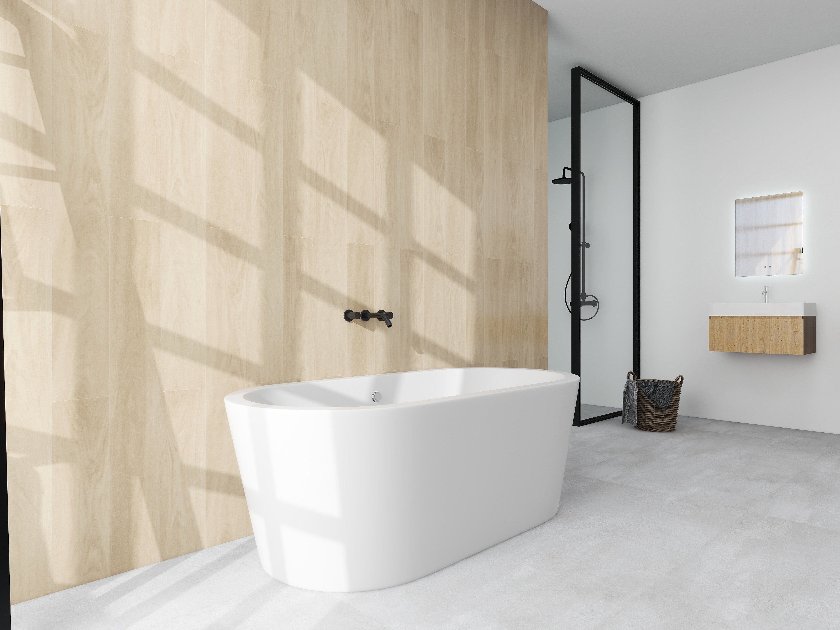 White / Polished Chrome