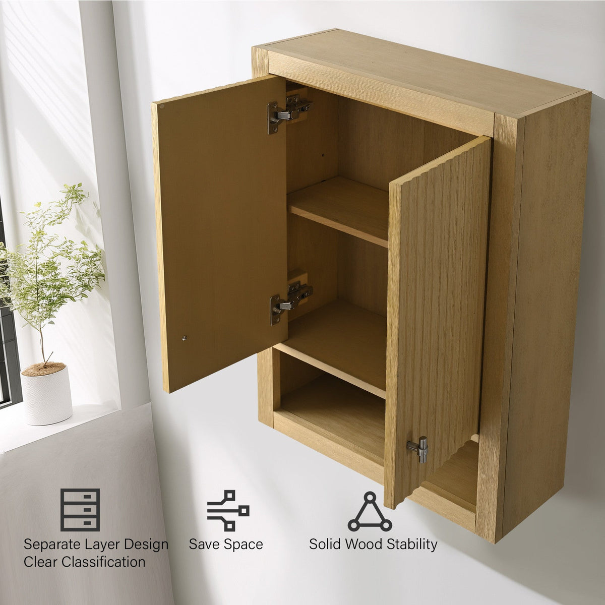Linear Natural Oak / Brushed Nickel