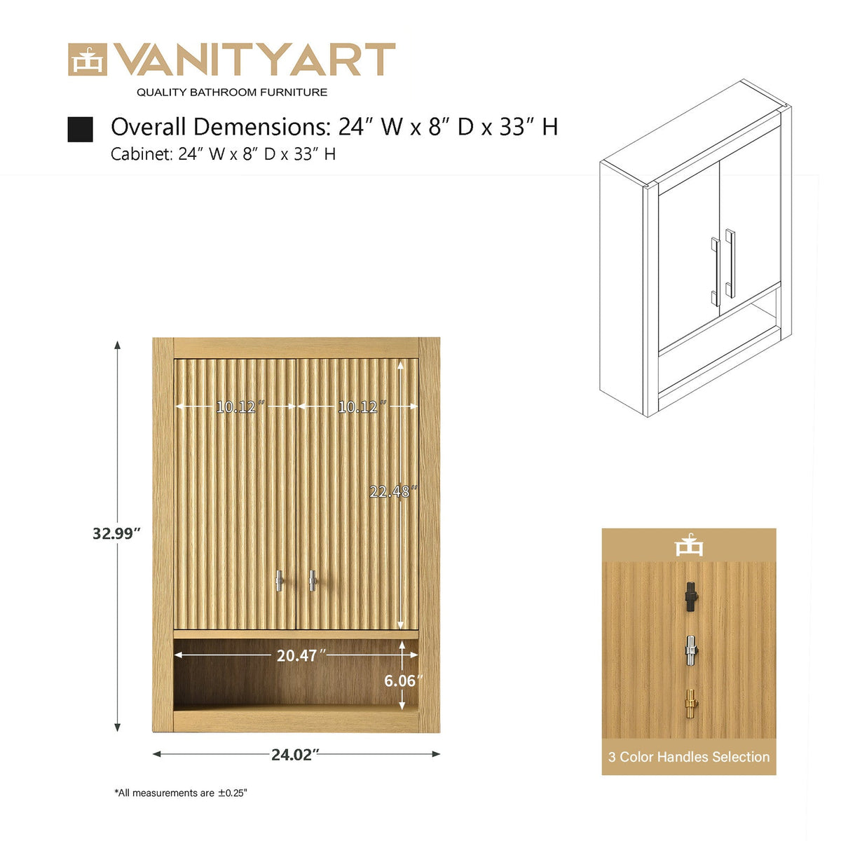 Linear Natural Oak / Golden Brushed