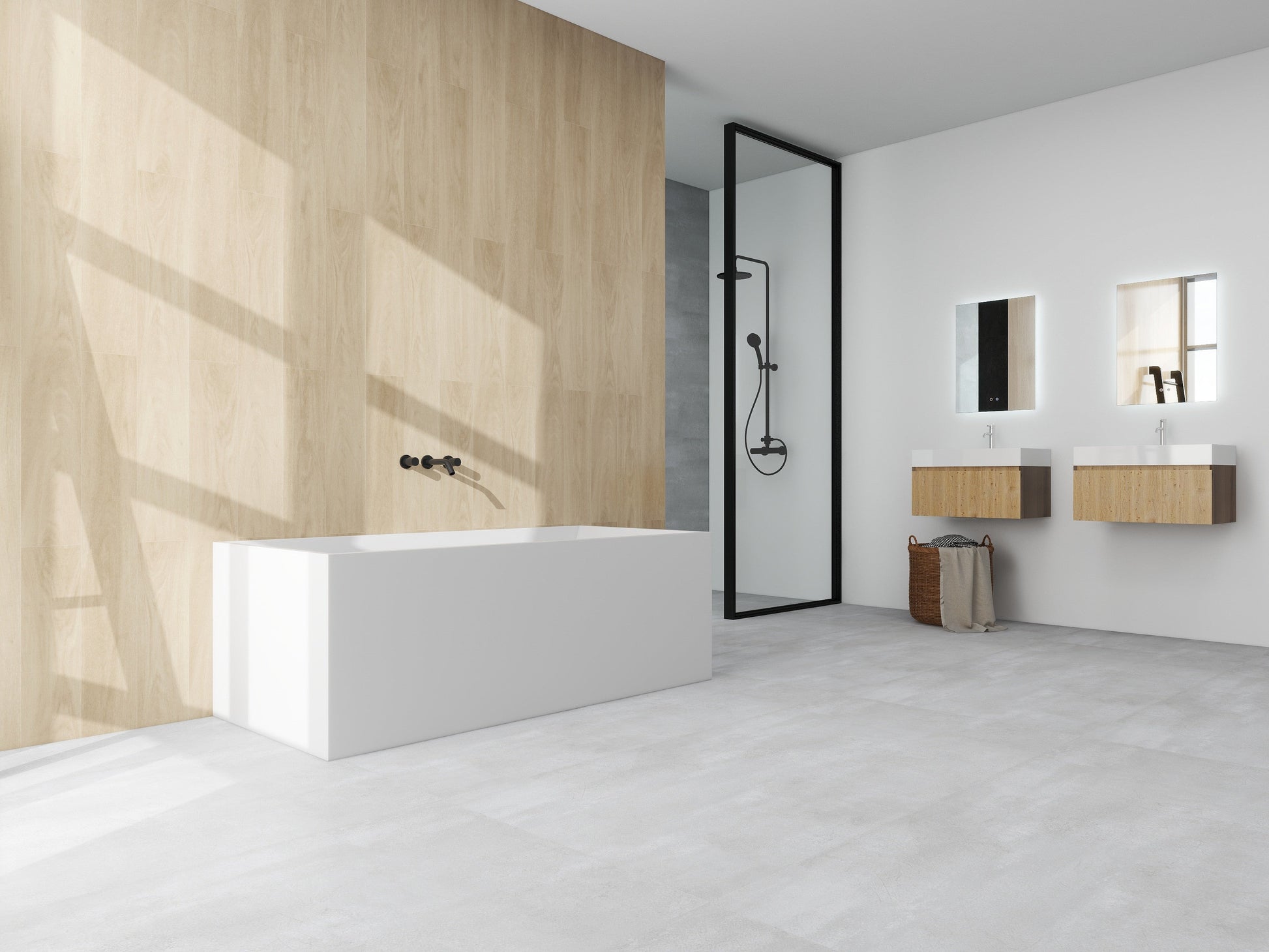 White / Polished Chrome