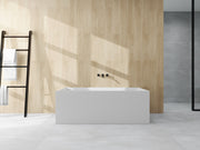 White / Polished Chrome