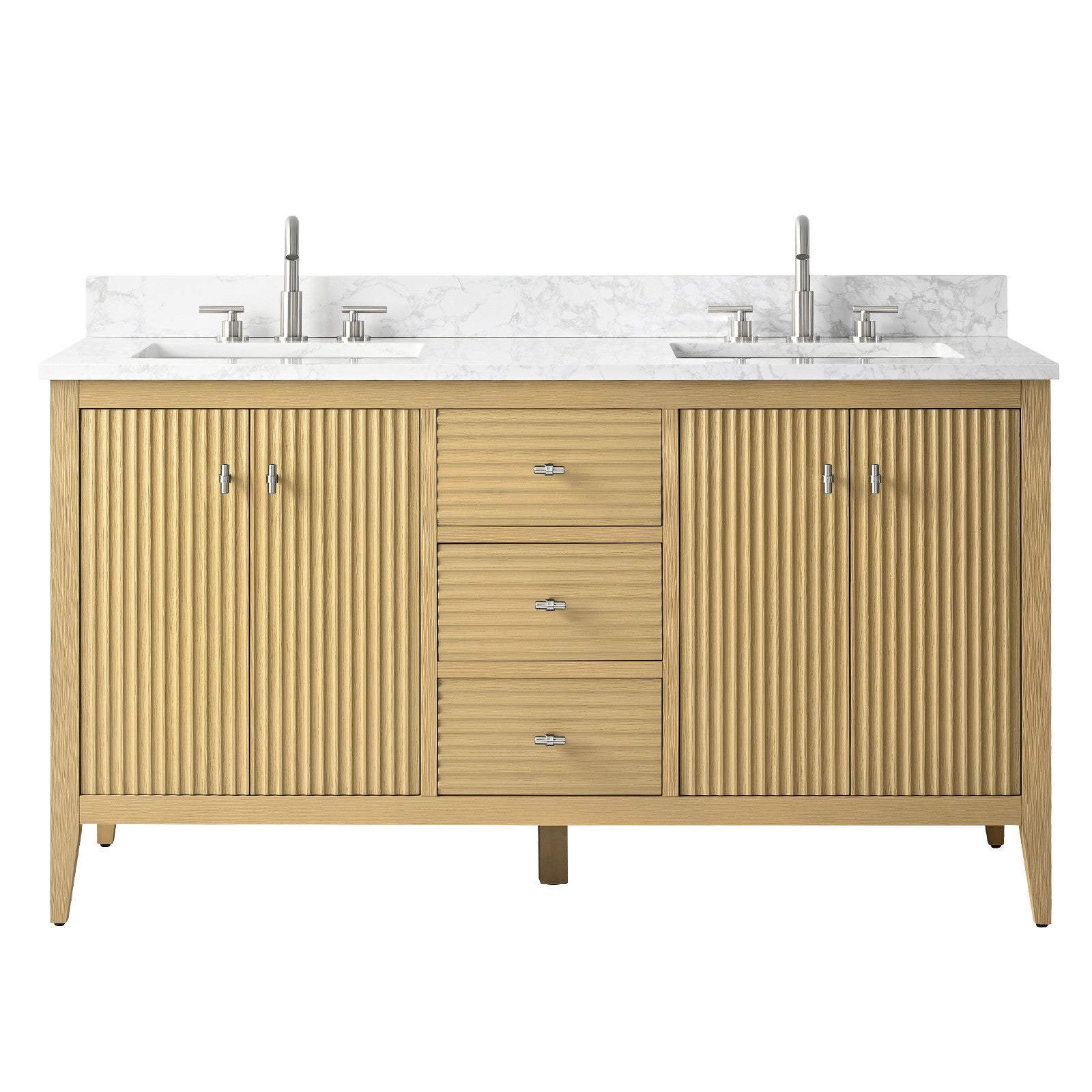 Linear White / Brushed Nickel