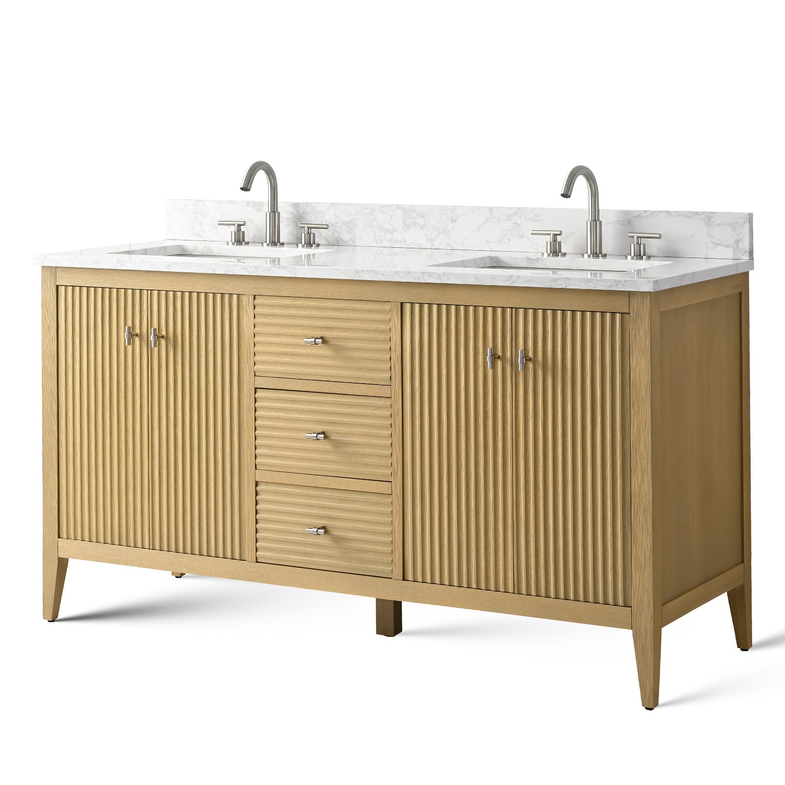 Linear White / Brushed Nickel