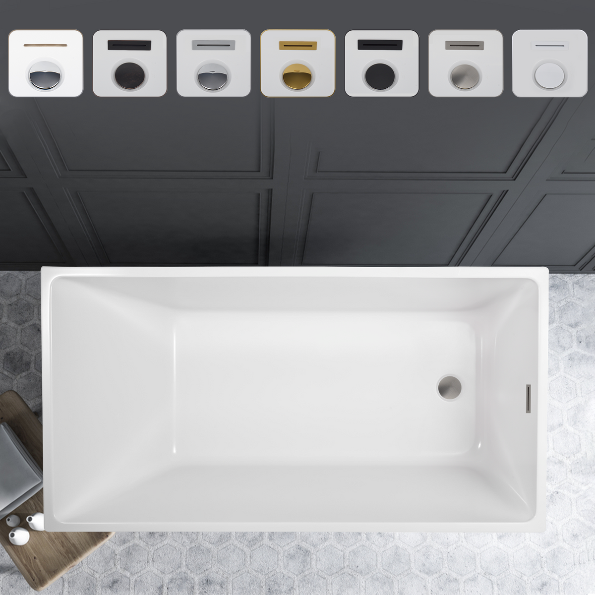 White / Brushed Nickel