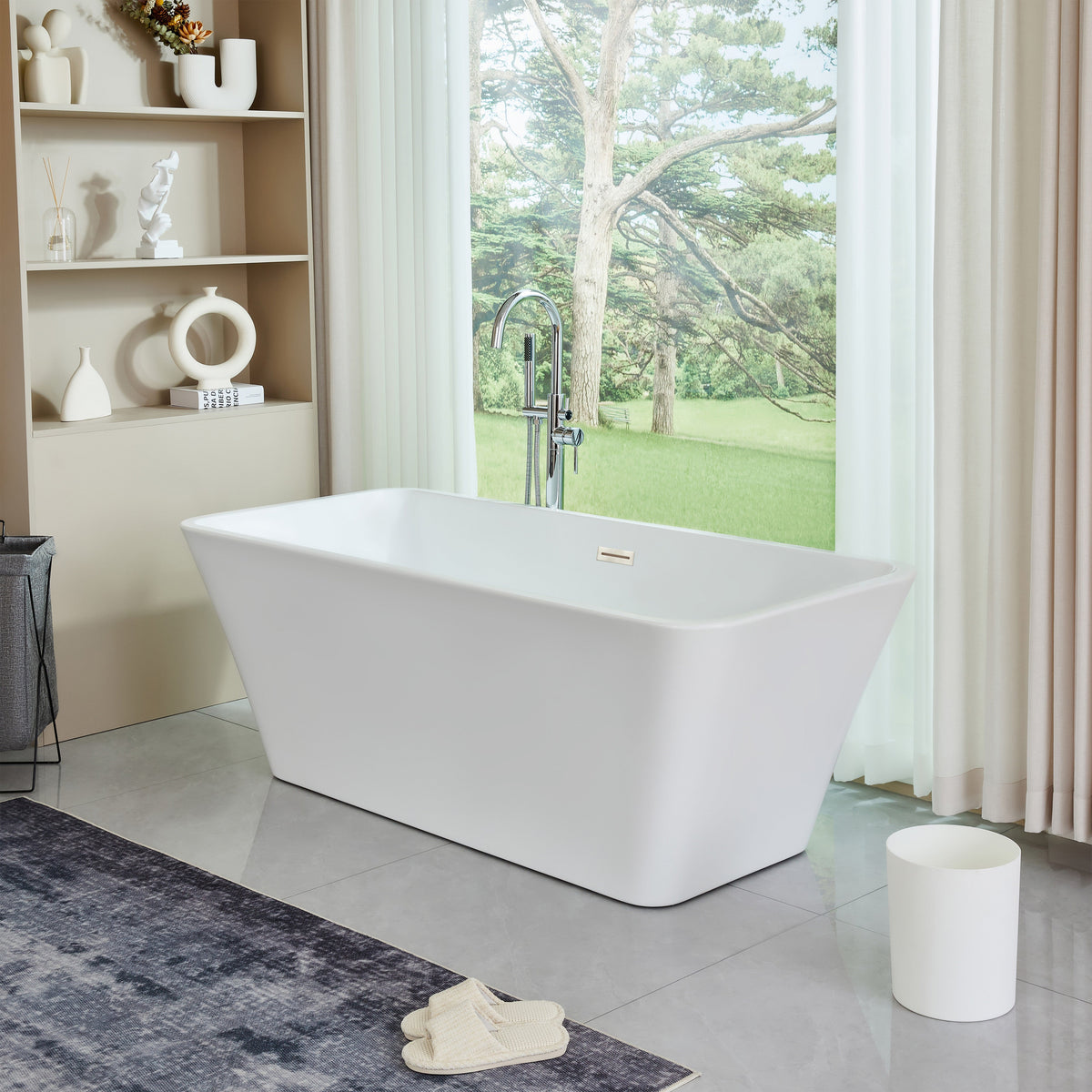 White / Brushed Nickel