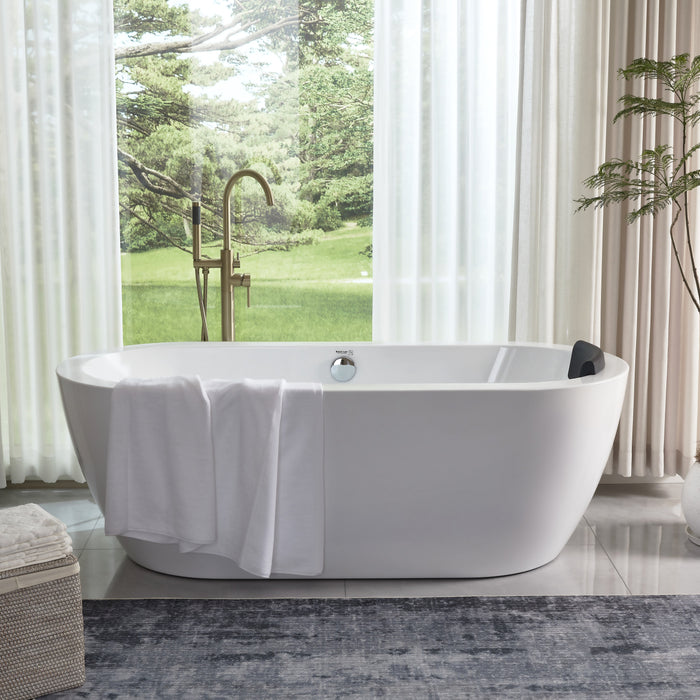 White / Polished Chrome