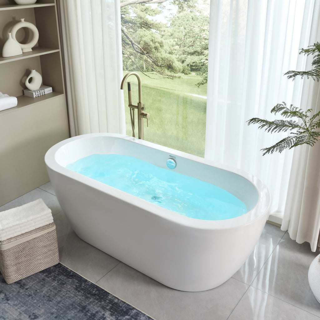 White / Polished Chrome