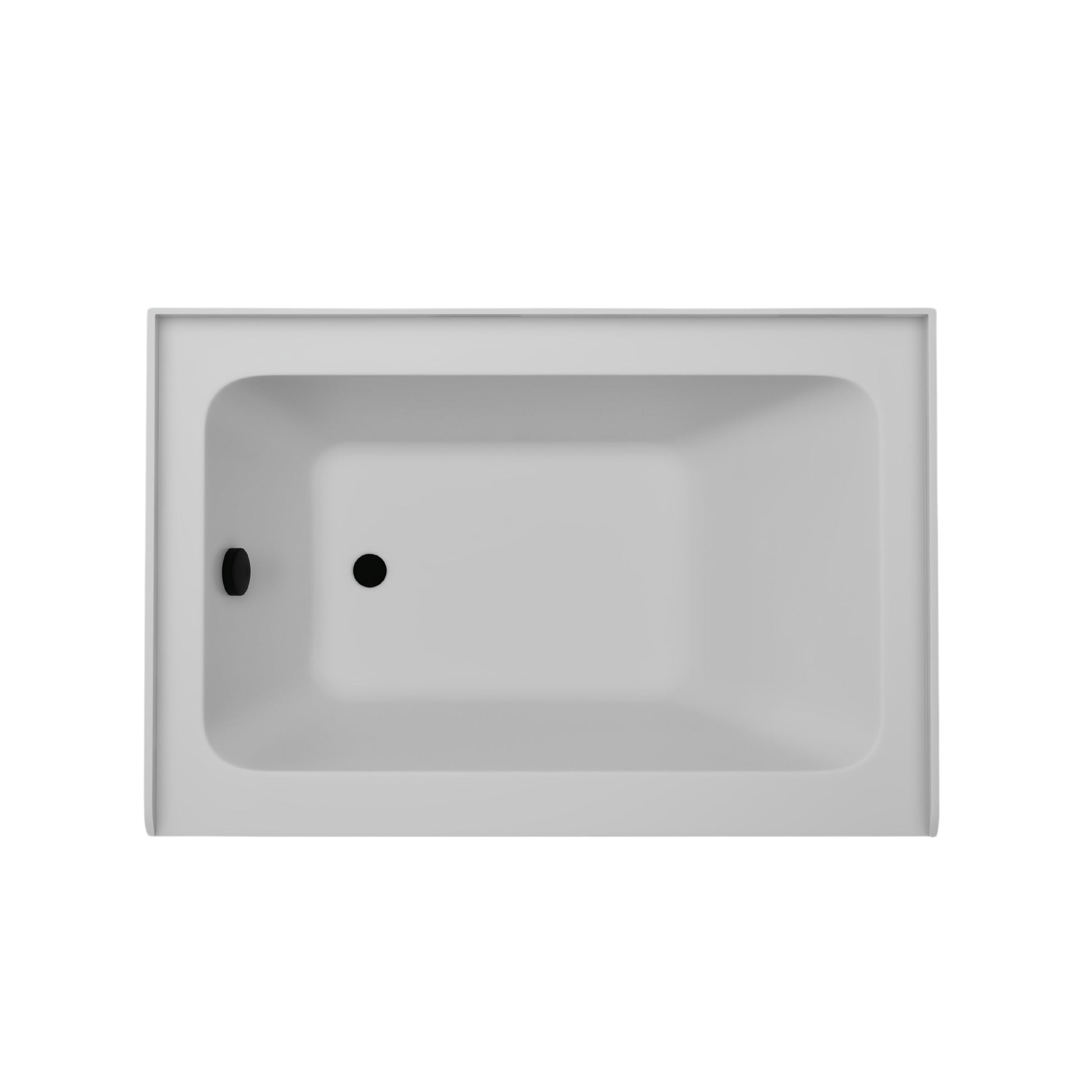 White / Matte Black / Left Drain