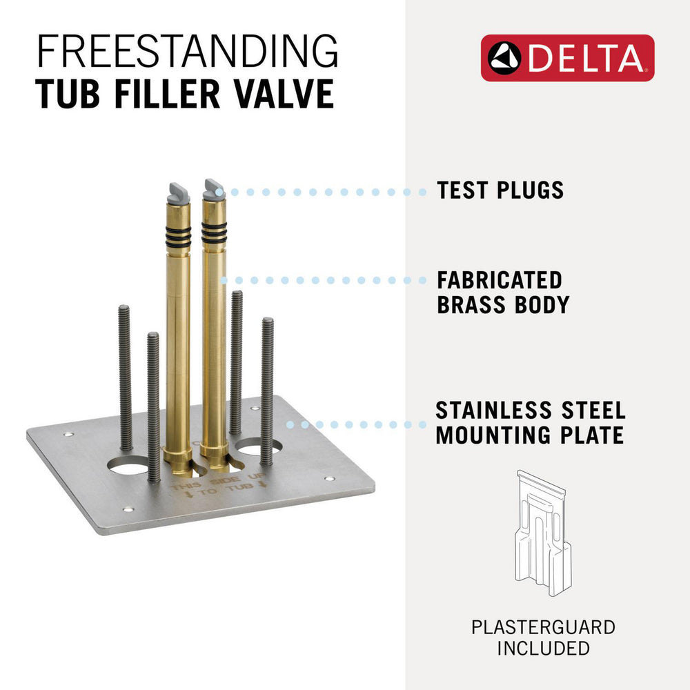 Delta Rough In For Single Hole Floor Mount Tub Filler