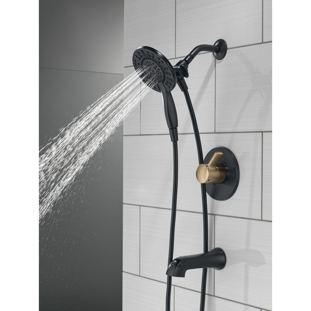 Matte Black / Champagne Bronze