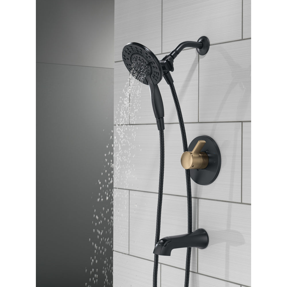 Matte Black / Champagne Bronze