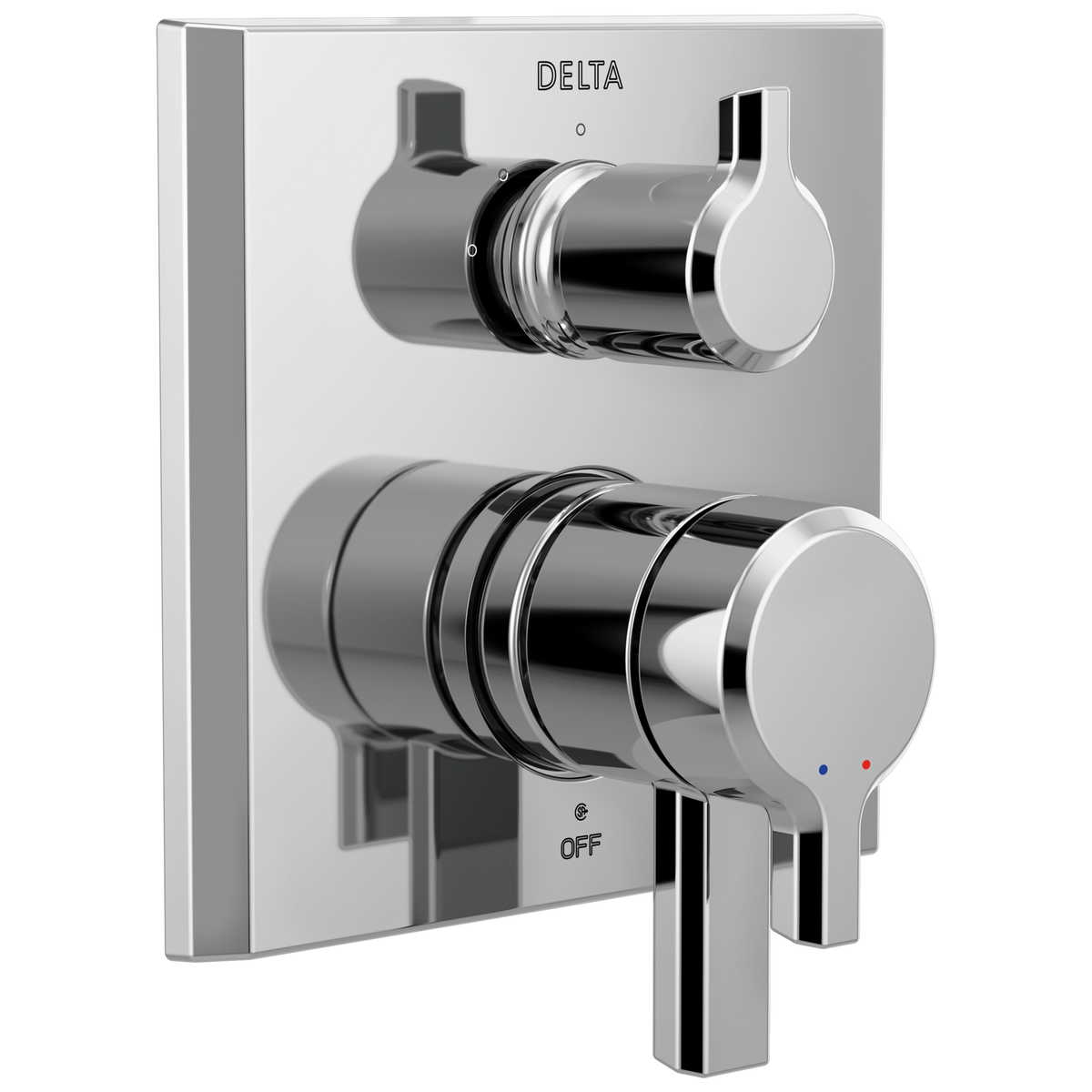 Delta Pivotal 17 Series Integrated Diverter Trim - 3 Function Diverter