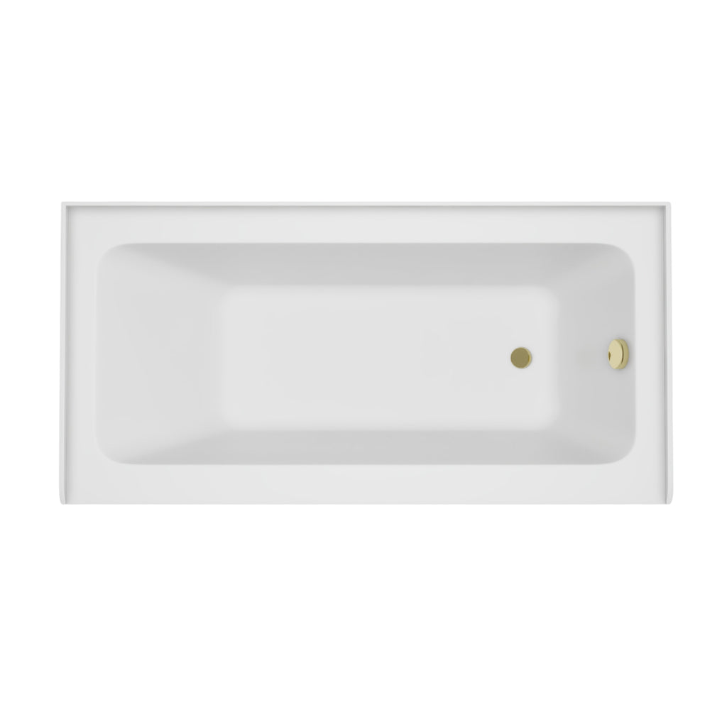 White / Titanium Gold / Right Drain