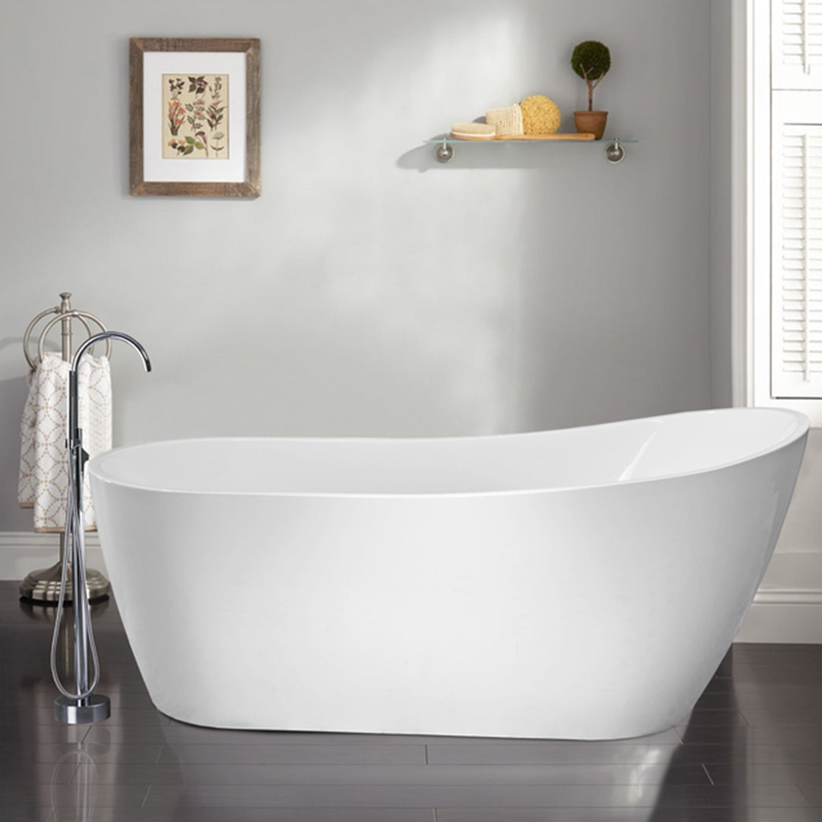 White / Brushed Nickel