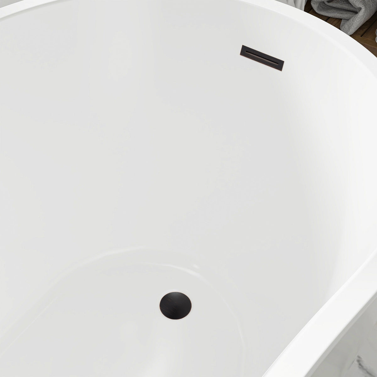 White / Oil Rubbed Bronze