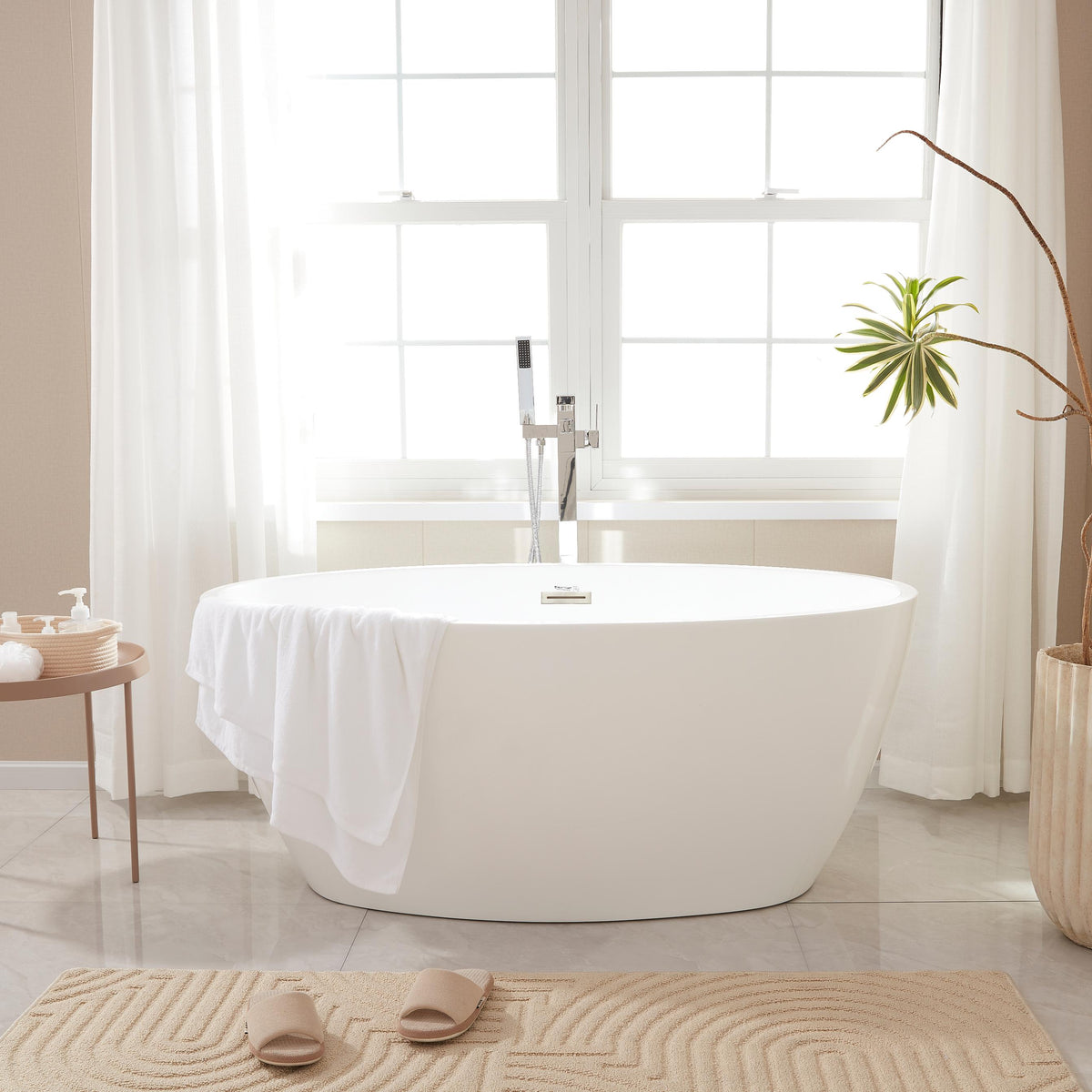 White / Brushed Nickel