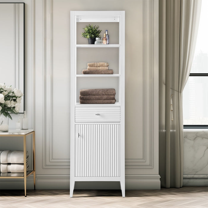 Linear White / Brushed Nickel