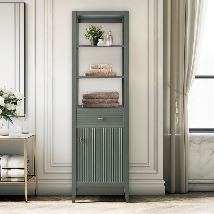Linear Vintage Green / Golden Brushed