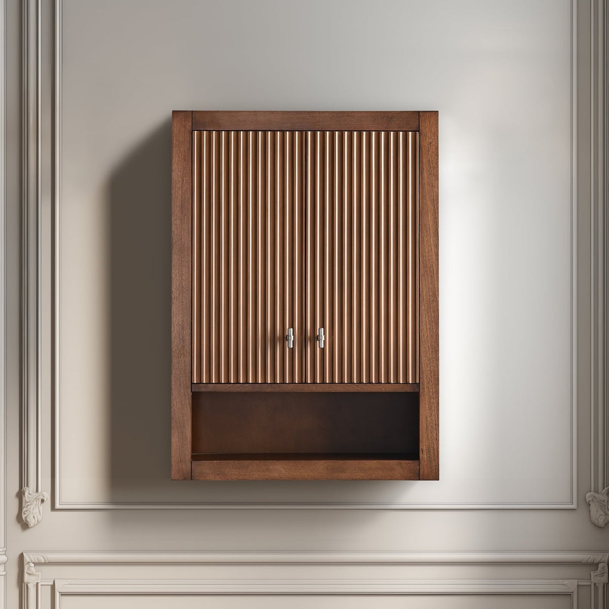 Linear Walnut / Brushed Nickel