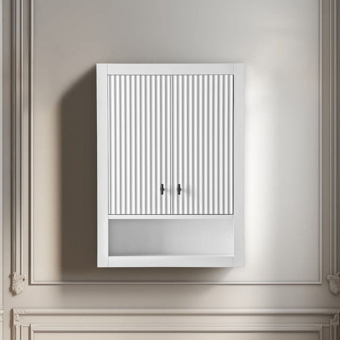 Vanity Art Marlo 24" Bathroom Storage Wall Cabinet with 2 Soft-Closing Doors