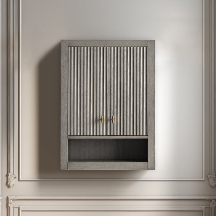 Linear Driftwood Gray / Golden Brushed