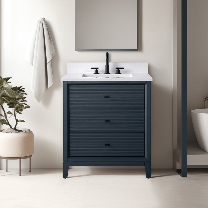 Linear Vintage Spruce Blue / Matte Black
