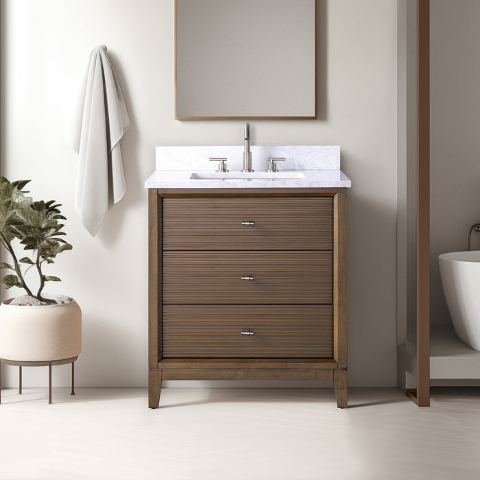 Linear Walnut / Brushed Nickel