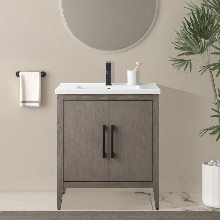 Driftwood Gray / Matte Black